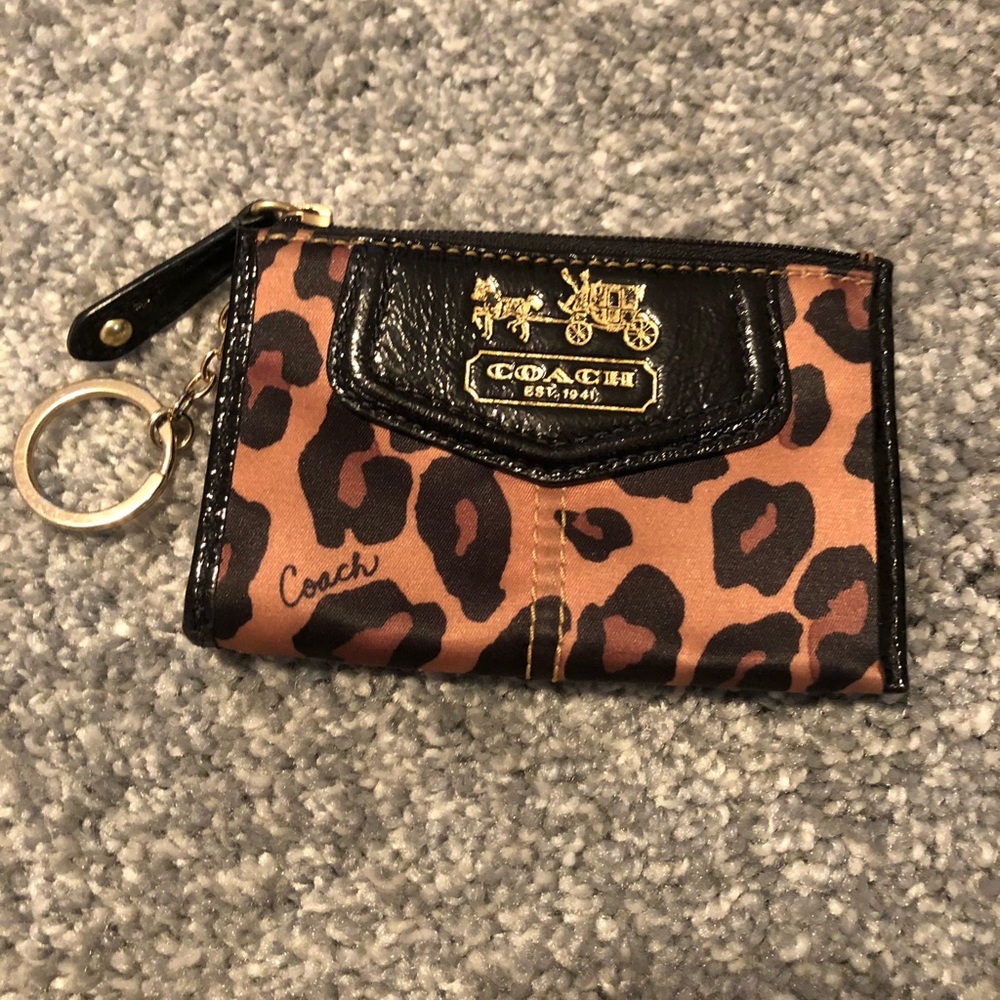 Authentic Coach Keychain Wallet
